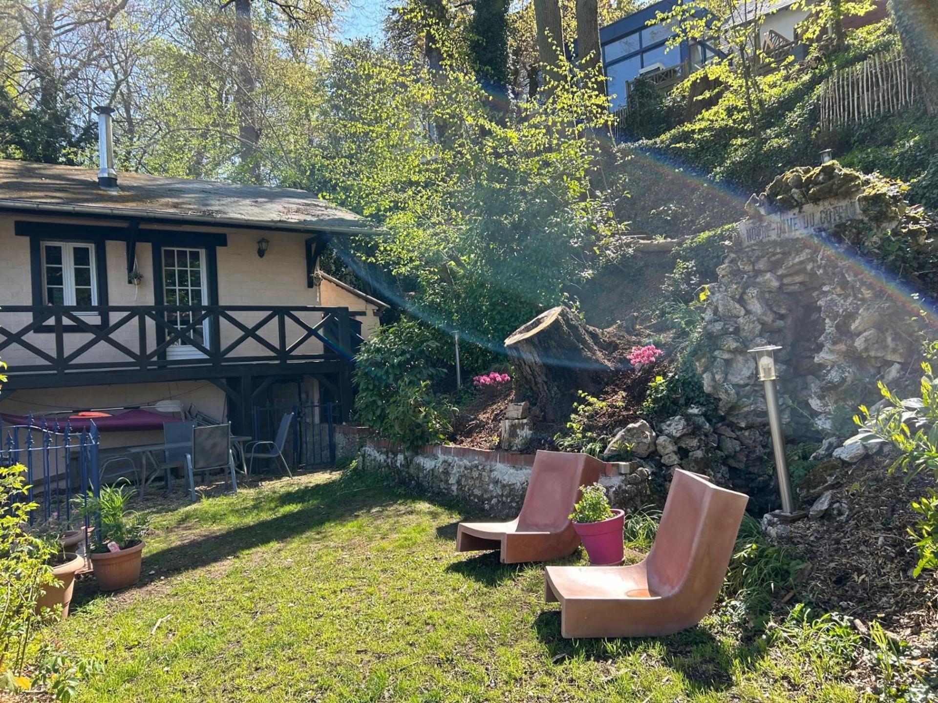 Le Chalet Bucolique Au Bord De L'Eau Оливе Екстериор снимка